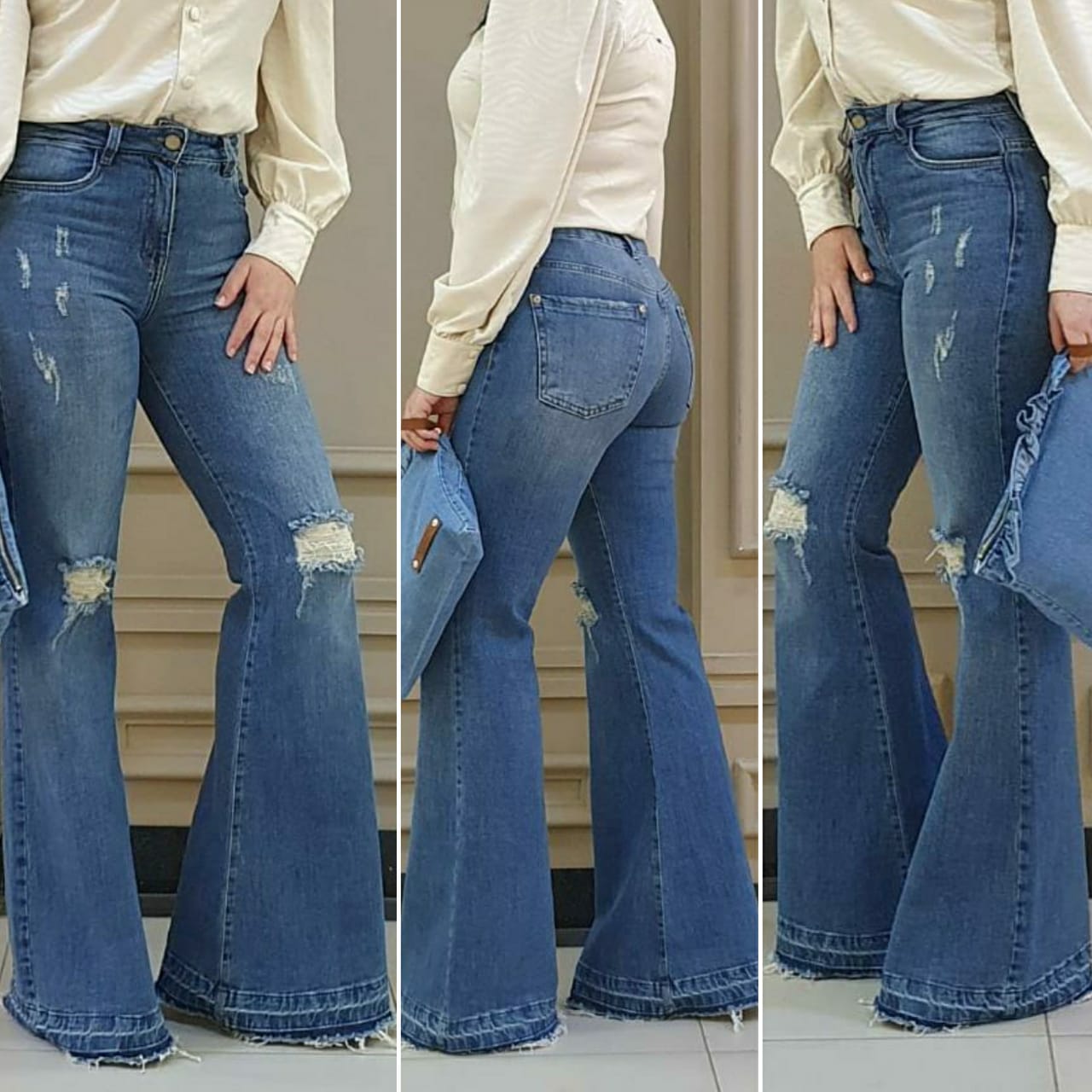 Calca Jeans Flare Grazi Bebela E Na Ewa Store A Melhor Loja On Line