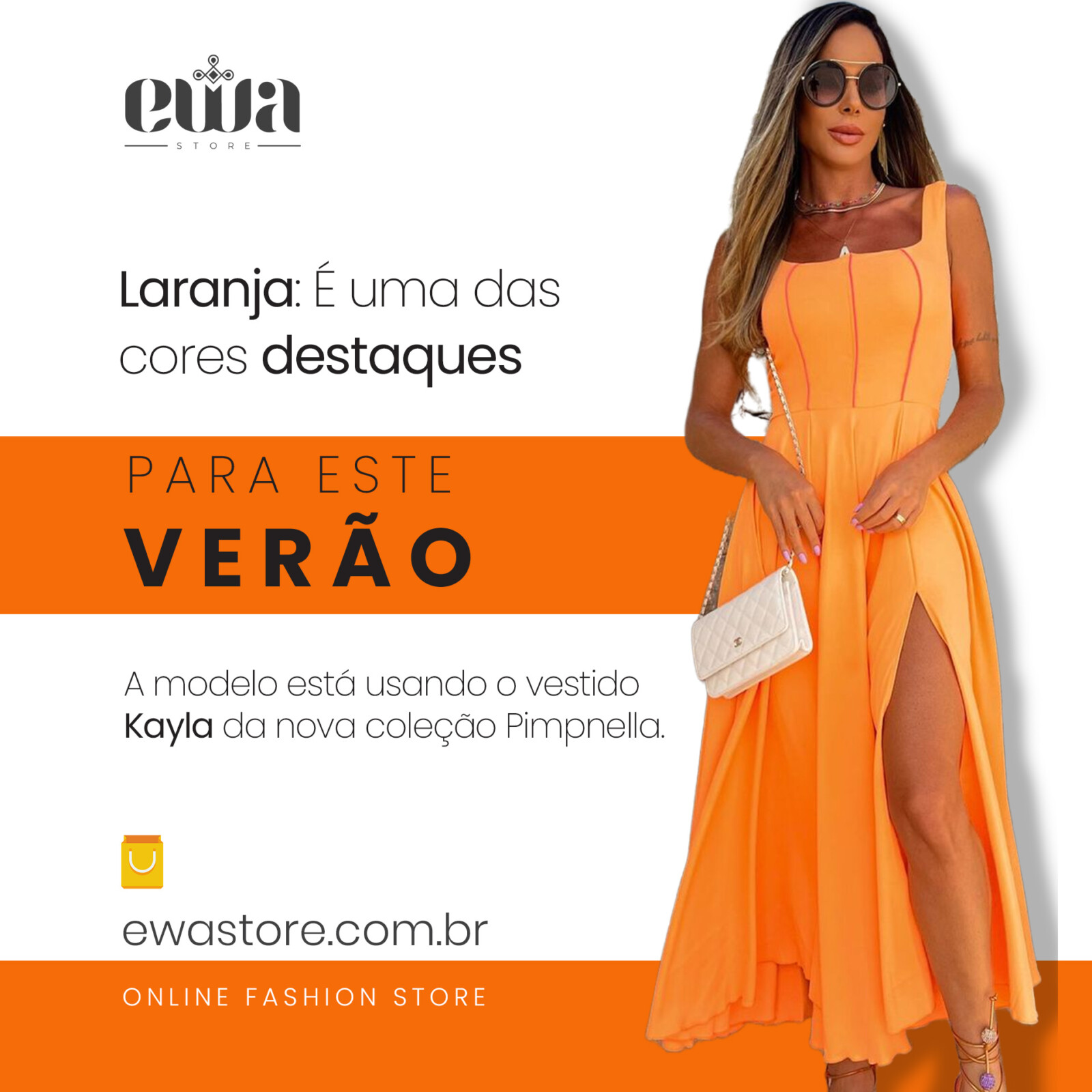 Laranja: É uma das cores destaques para este verão