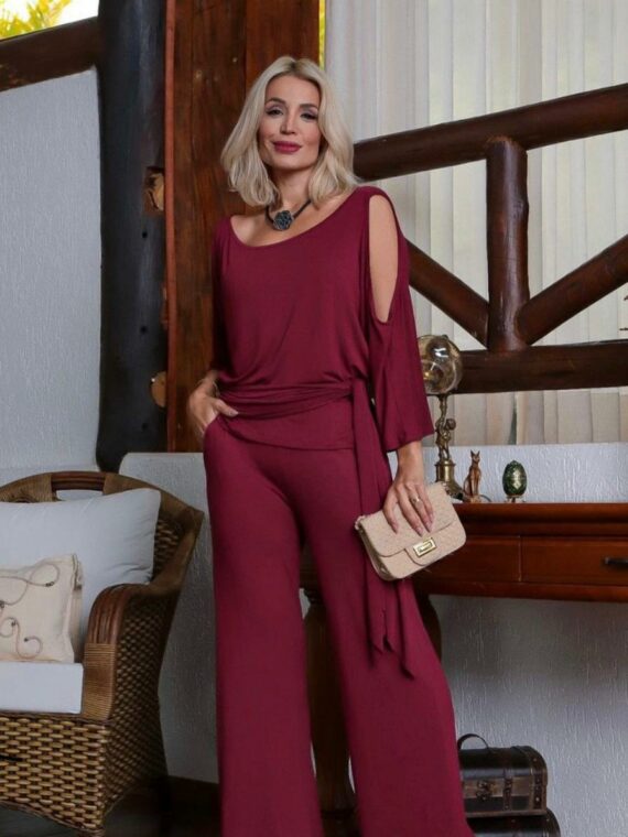 conjunto vermelho