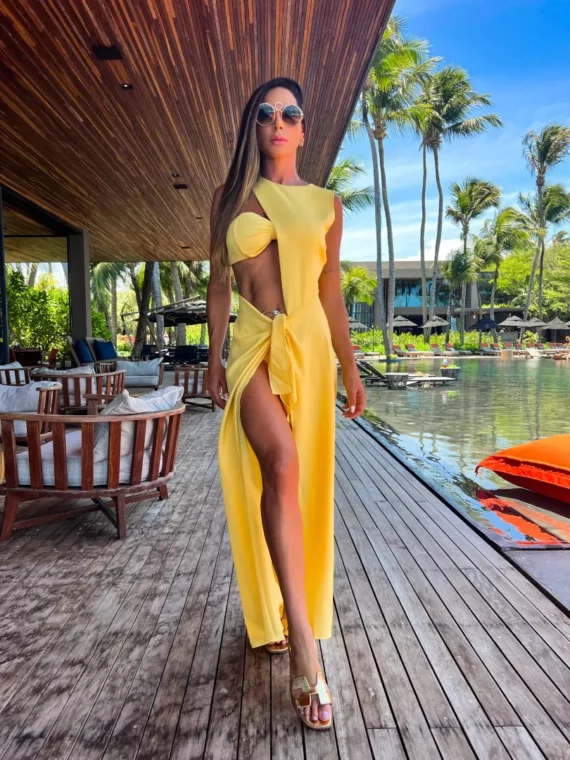 vestido solaria