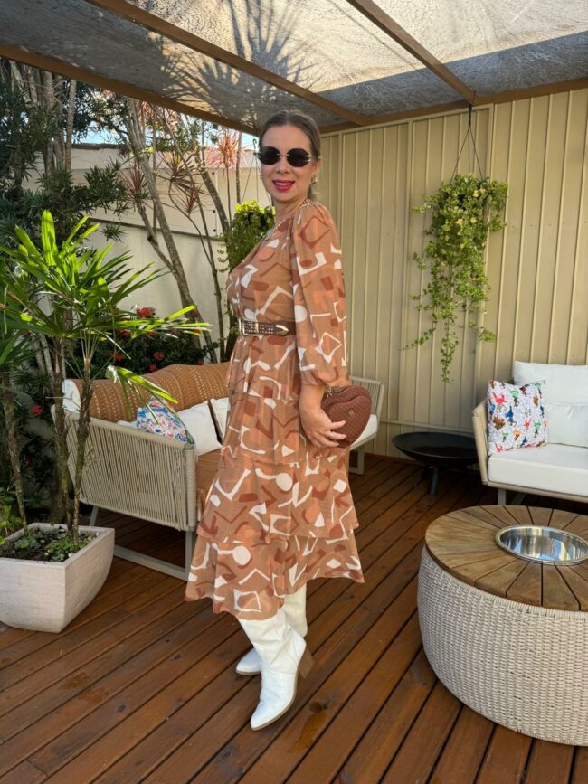 Vestido Maitê Marrom - Image 2