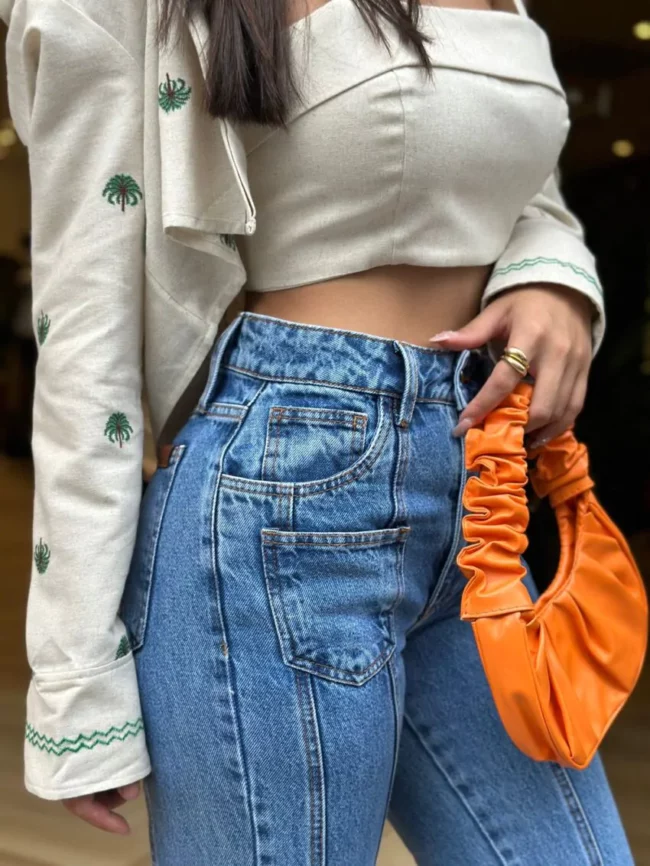 Calça Hight Straight Keyla- Bebela Jeans - Image 2