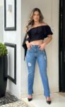 Calça Straigth Tânia - Bebela Jeans
