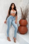 Calça modeladora Maria Alice - Lady Lú Denim