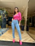 Calça jeans Thassia clara skinny  - Bebela Jeans