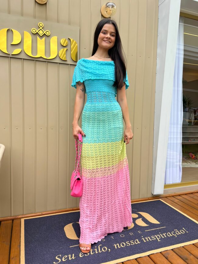 Vestido tricot colors
