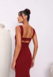 Vestido longo Isis Fenda Marsala - Dot Clothing - Image 4