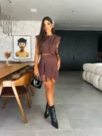 Conjunto Nobu Marrom - Pimpnella