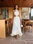 Vestido Bianco Off-White - Pimpnella