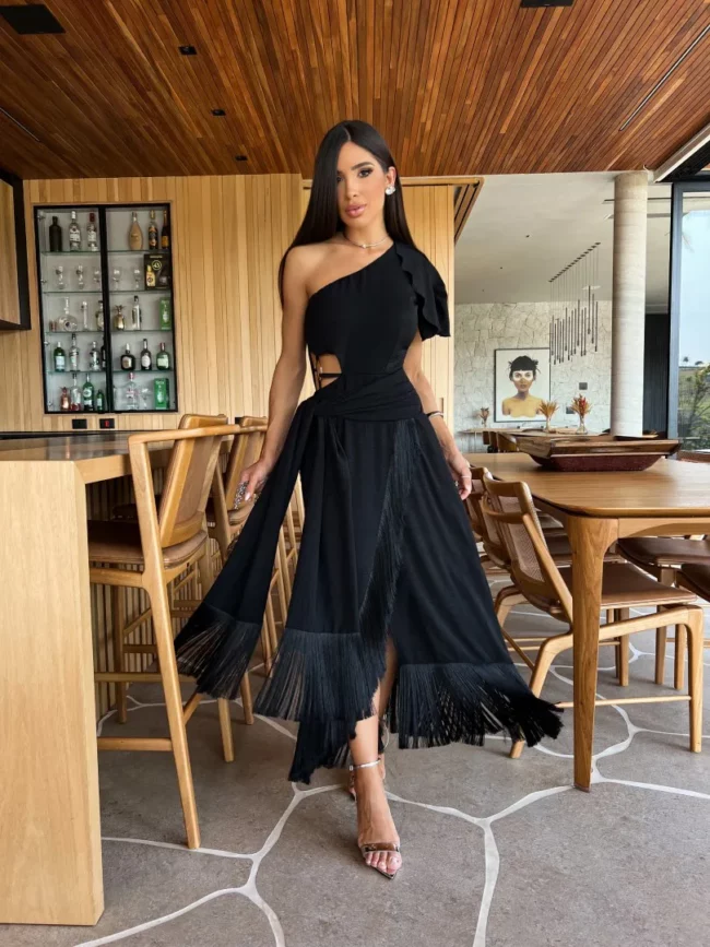 Vestido Viento Preto - Pimpnella - Image 5