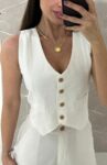 Colete Renata Off White