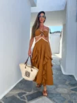 Vestido Uthopia Marrom - Pimpnella - Image 3