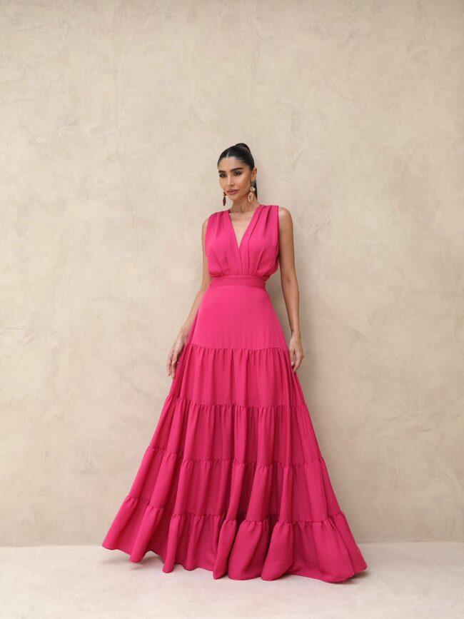 Vestido Isabeli Rosa