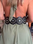 Cinto Feminino Aros Boho Preto com Azul - Image 3