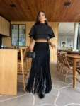 Cropped Ammos Preto - Pimpnella - Image 7