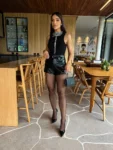 Short Couro Kim Preto - Pimpnella - Image 6