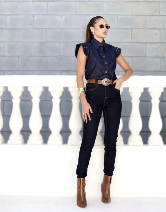Camisa jeans Marcelina - Bebela Jeans - Image 2
