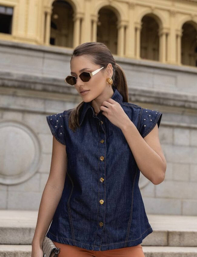Camisa jeans Marcelina - Bebela Jeans - Image 3