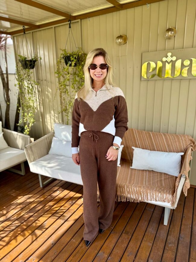 Conjunto Amélia em Tricô