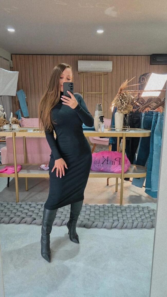 Vestido Luiza Preto - Lady Lú Denim