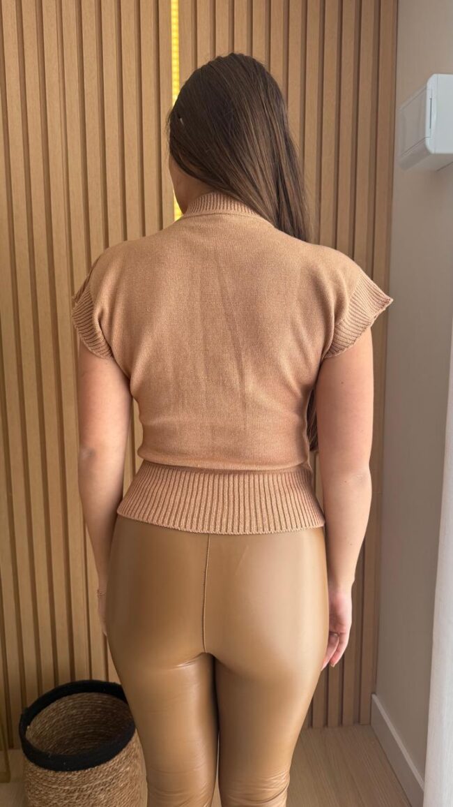 Blusa Feminina de Modal Marrom - Image 2