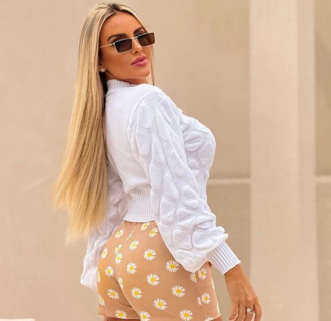 Blusa feminina em modal Bianca Branco - Image 2