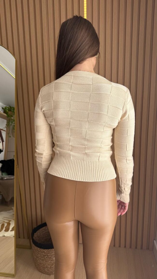 Blusa Feminina de Modal Creme - Image 2