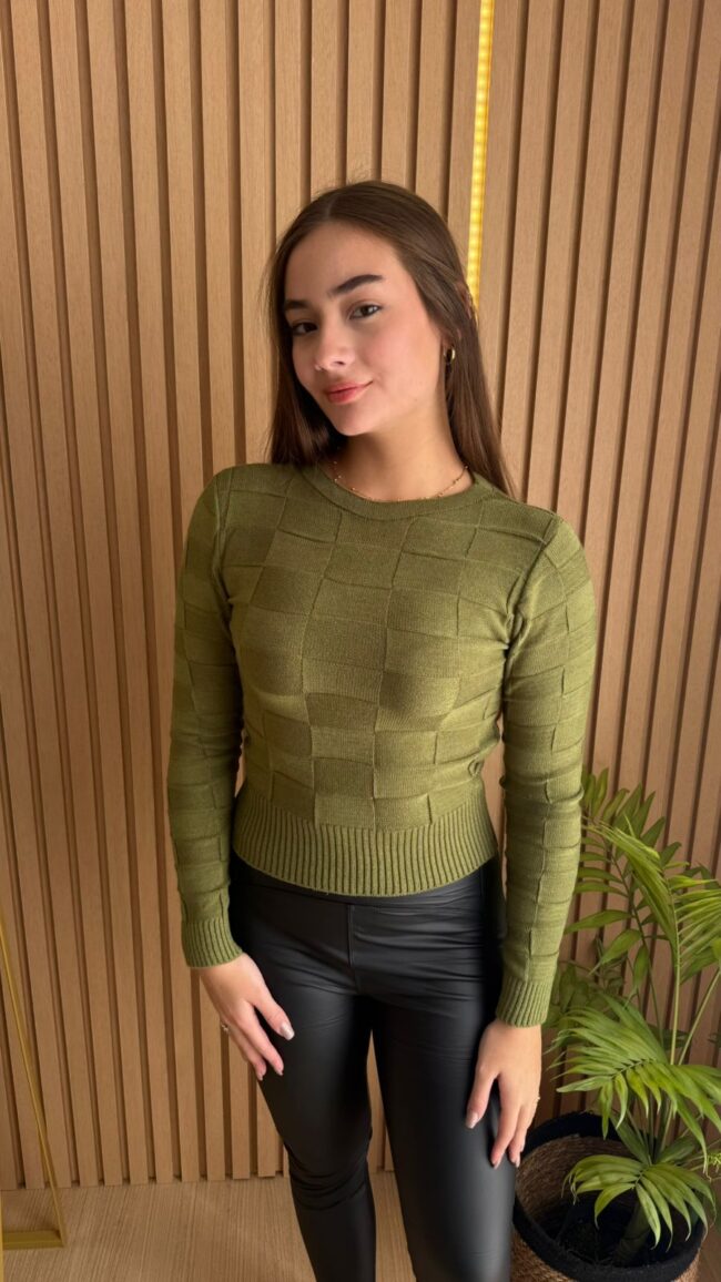 Blusa Feminina de Modal Verde
