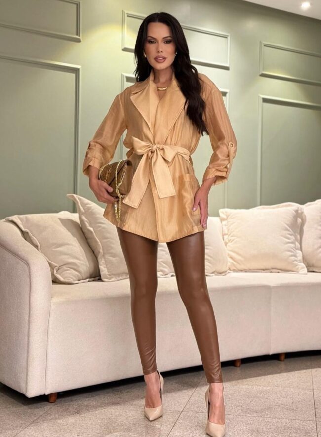 Calça Dona Ana Caramelo