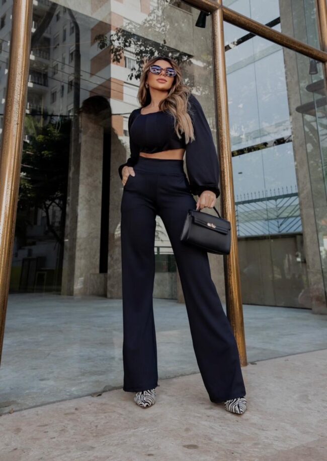 Calça feminina Livia Preta - Image 2