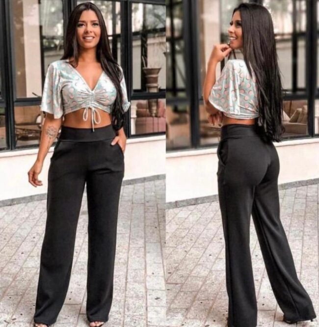 Calça feminina Livia Preta - Image 3
