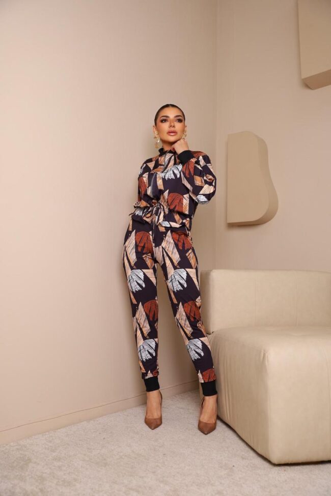 Conjunto feminino Alicia Preto