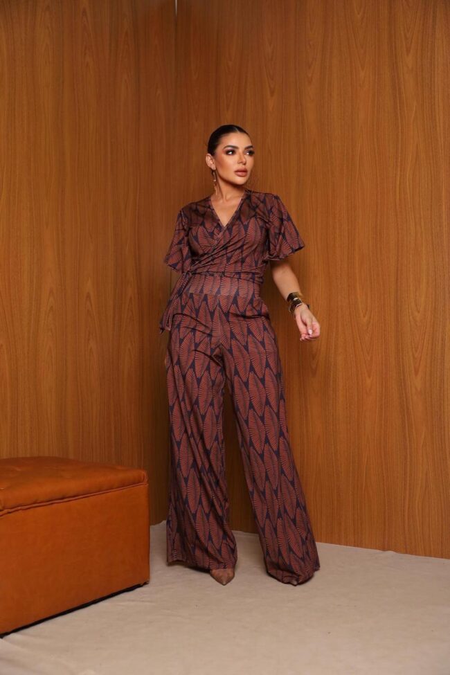 Conjunto feminino Laura Marrom - Image 3