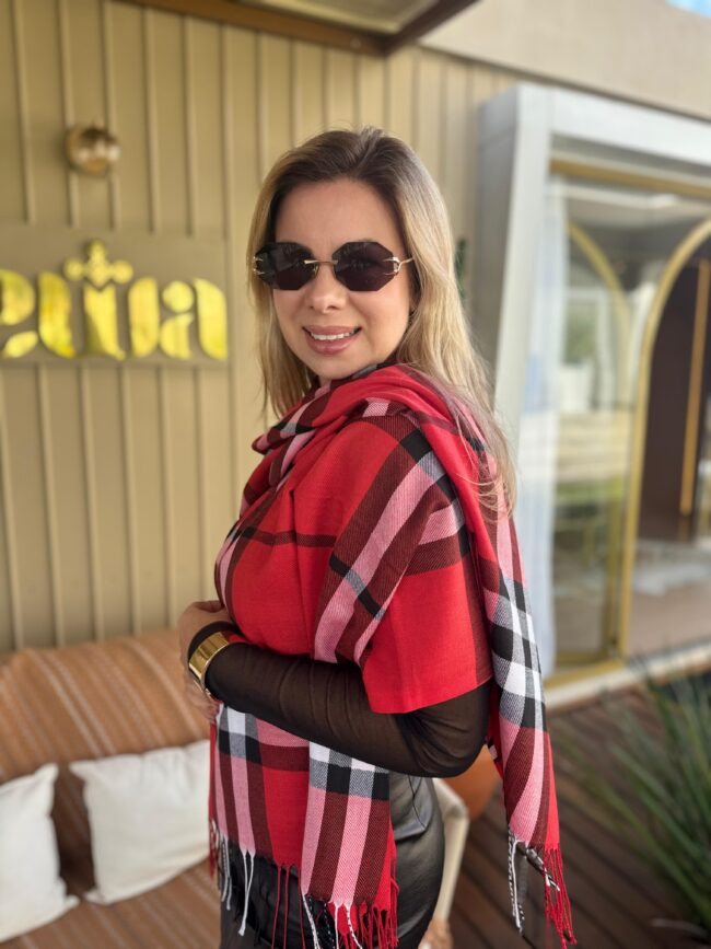 Echarpe Feminina Bvlgari Vermelho - Image 2