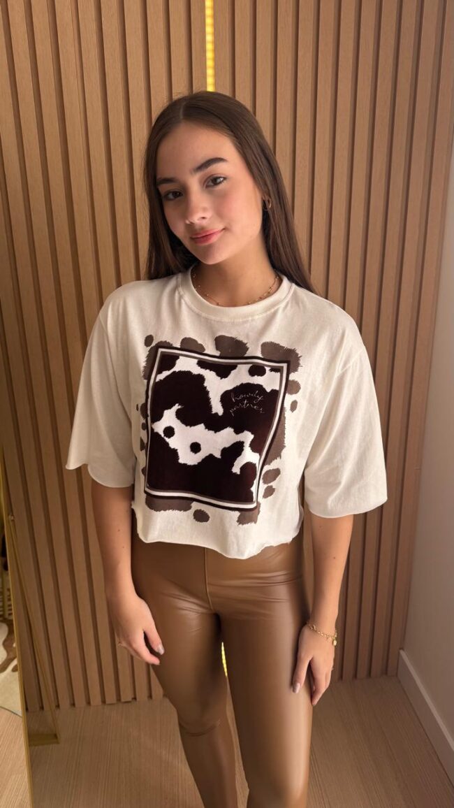 T-Shirt Estampada Branca