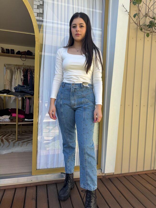 Calça Mom do Amor