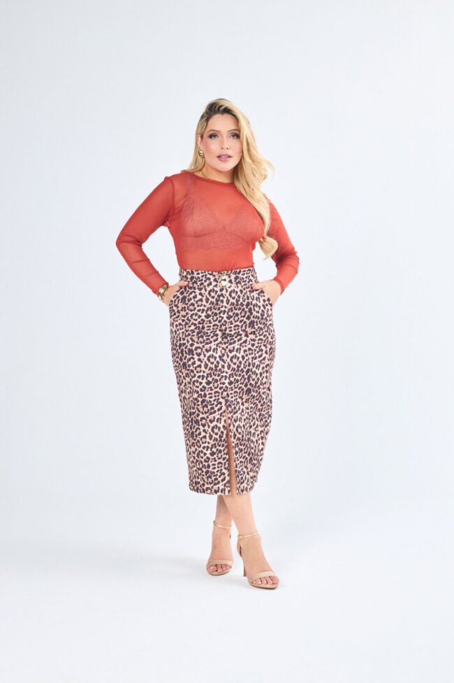 Blusa em tule Branca