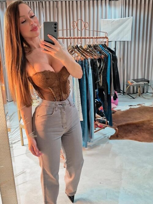 Calça Wide Leg Brownie - Lady Lú Denim