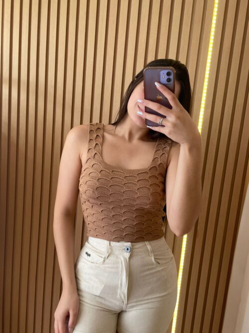Cropped Versátil Nude