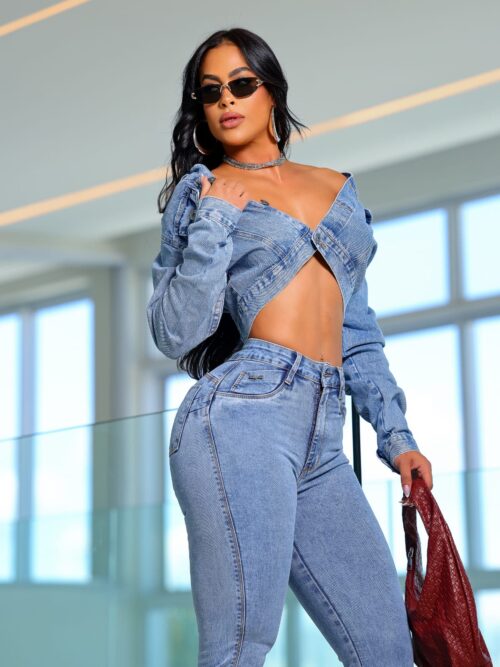 Calça Flare Confort Samantha - Lady Lú Denim