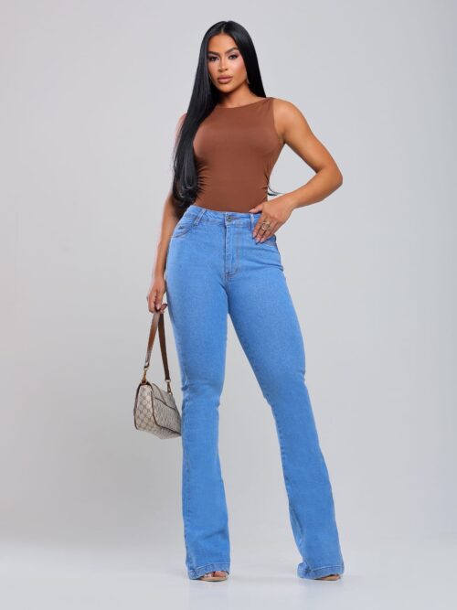 Calça Flare Confort Aurora - Lady Lú Denim