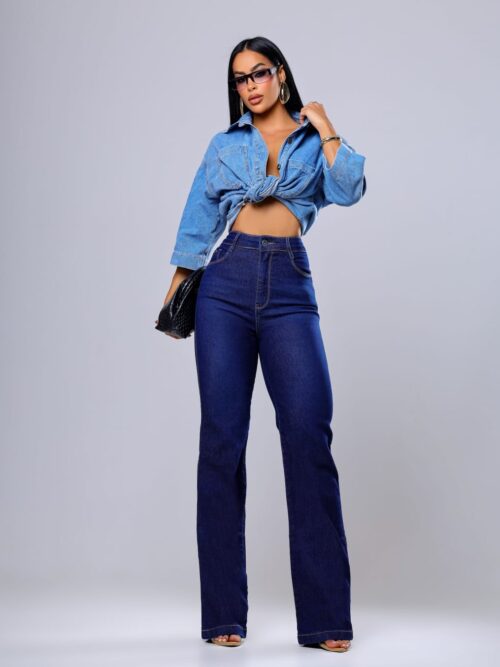 Calça Wide Leg Maria Babi - Lady Lú Denim