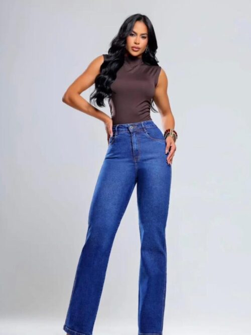 Calça Wide Leg Confort Milla - Lady Lú Denim
