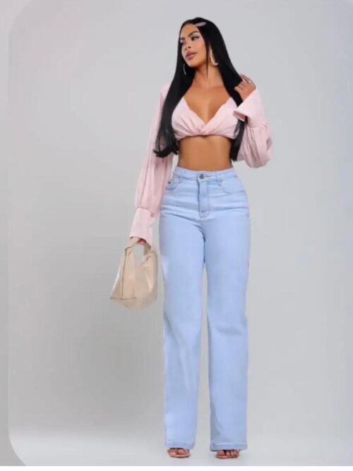 Calça Pantalona Serena - Lady Lú Denim