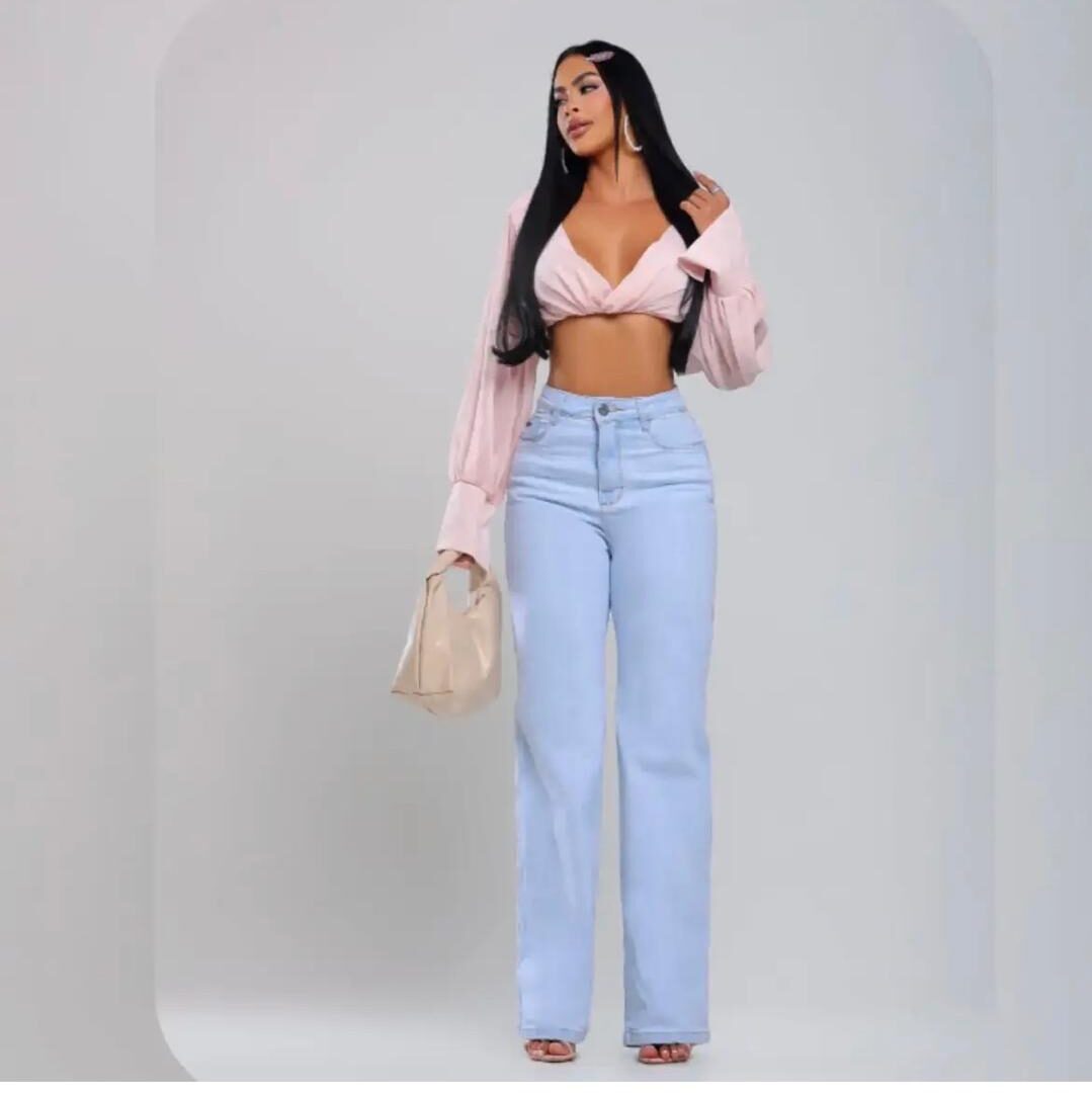 Calça Pantalona Serena - Lady Lú Denim