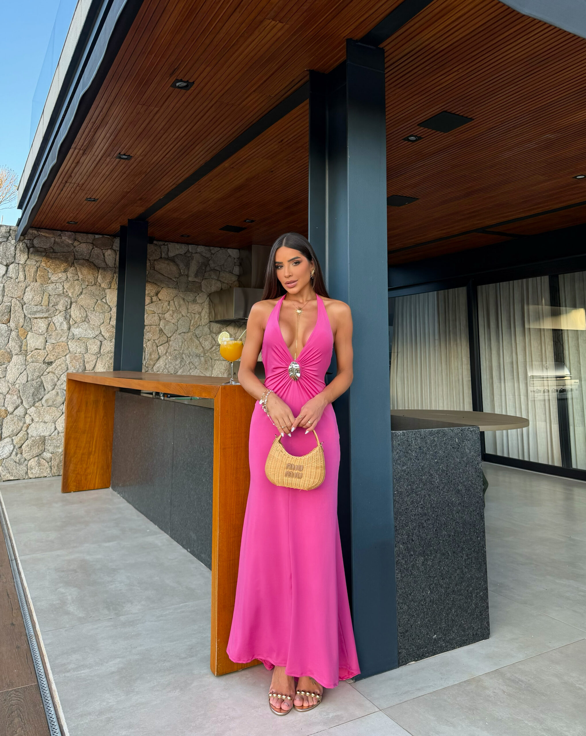 Vestido Afrodite Rosa