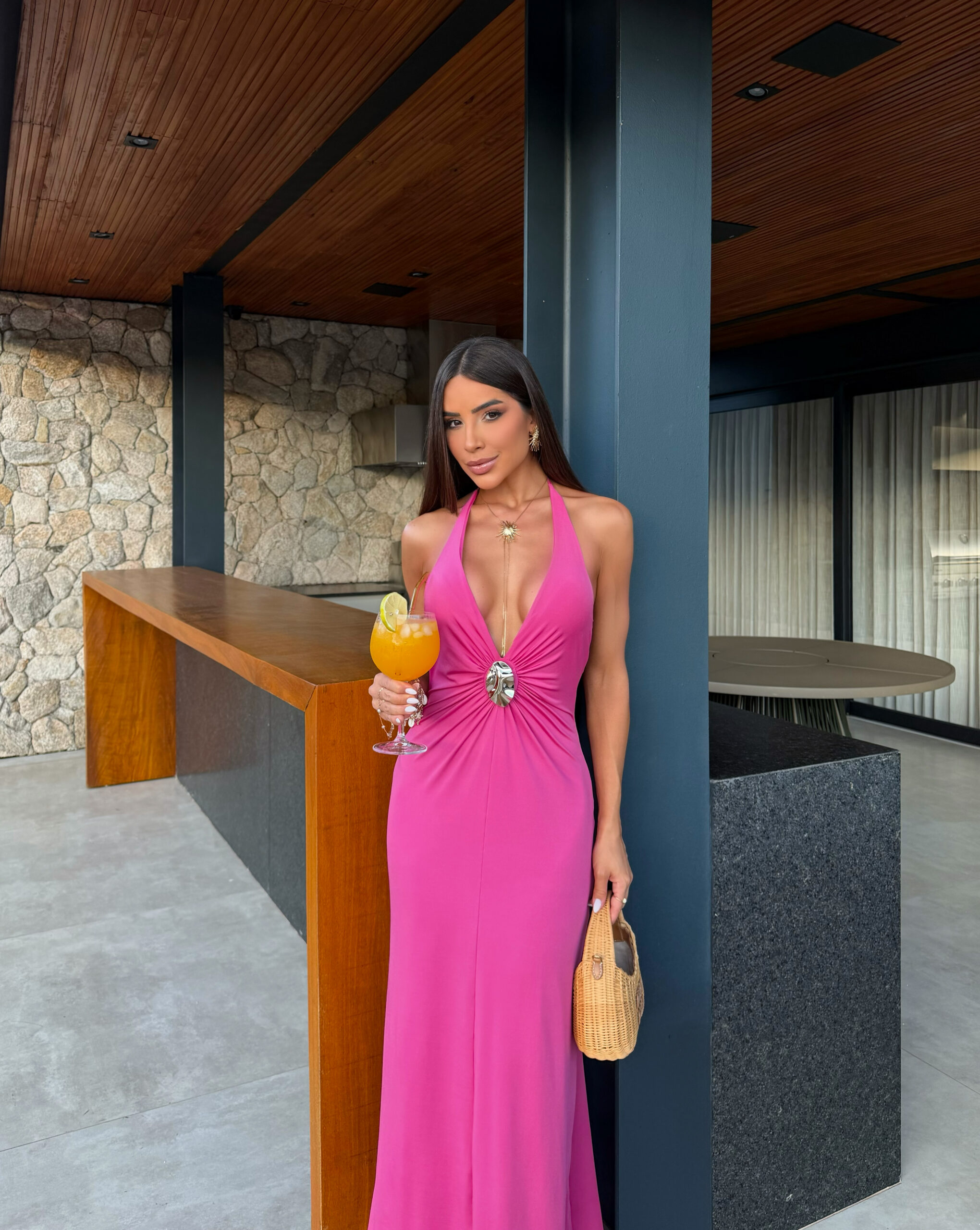 Vestido Afrodite Rosa - Imagem 2