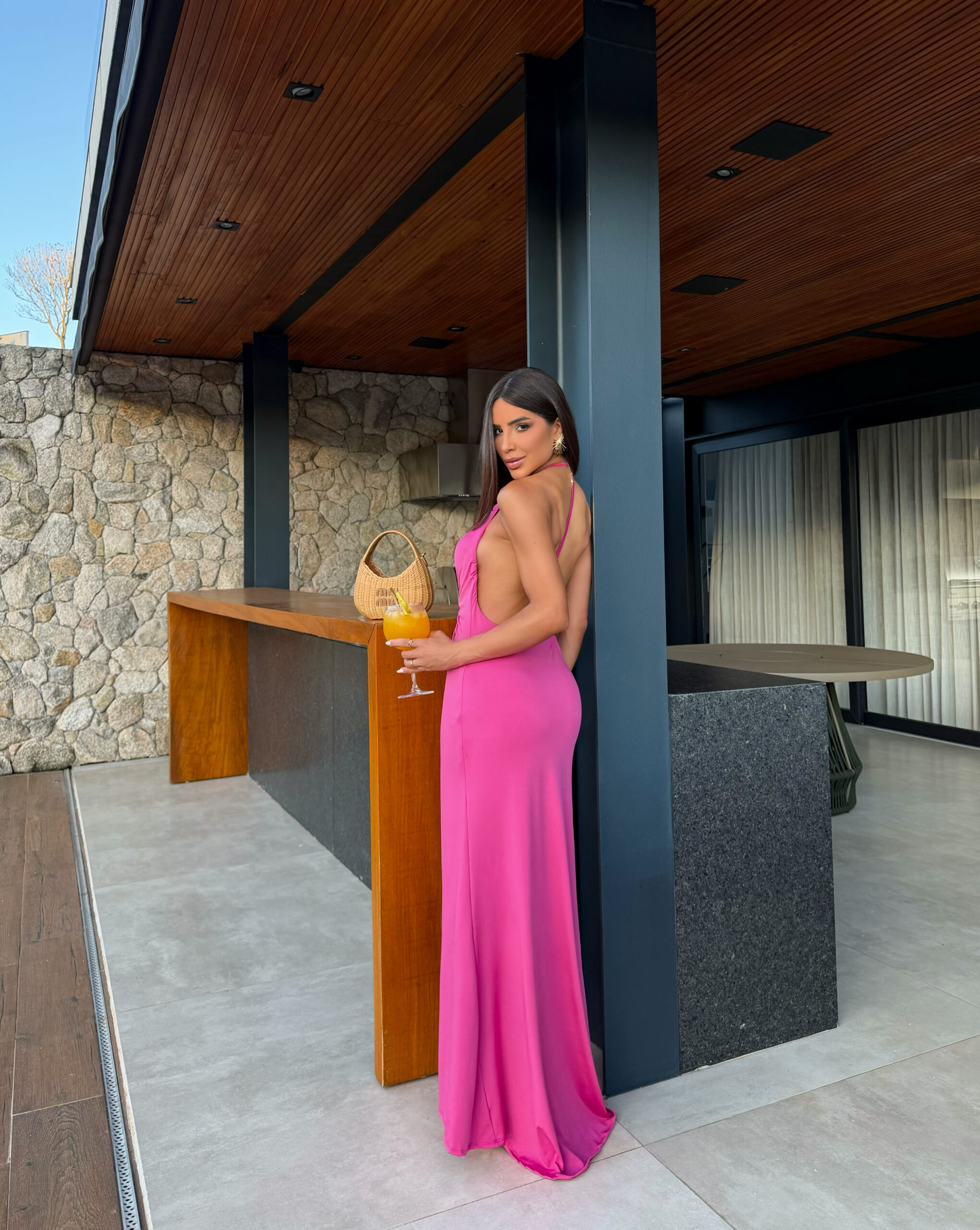 Vestido Afrodite Rosa - Imagem 3