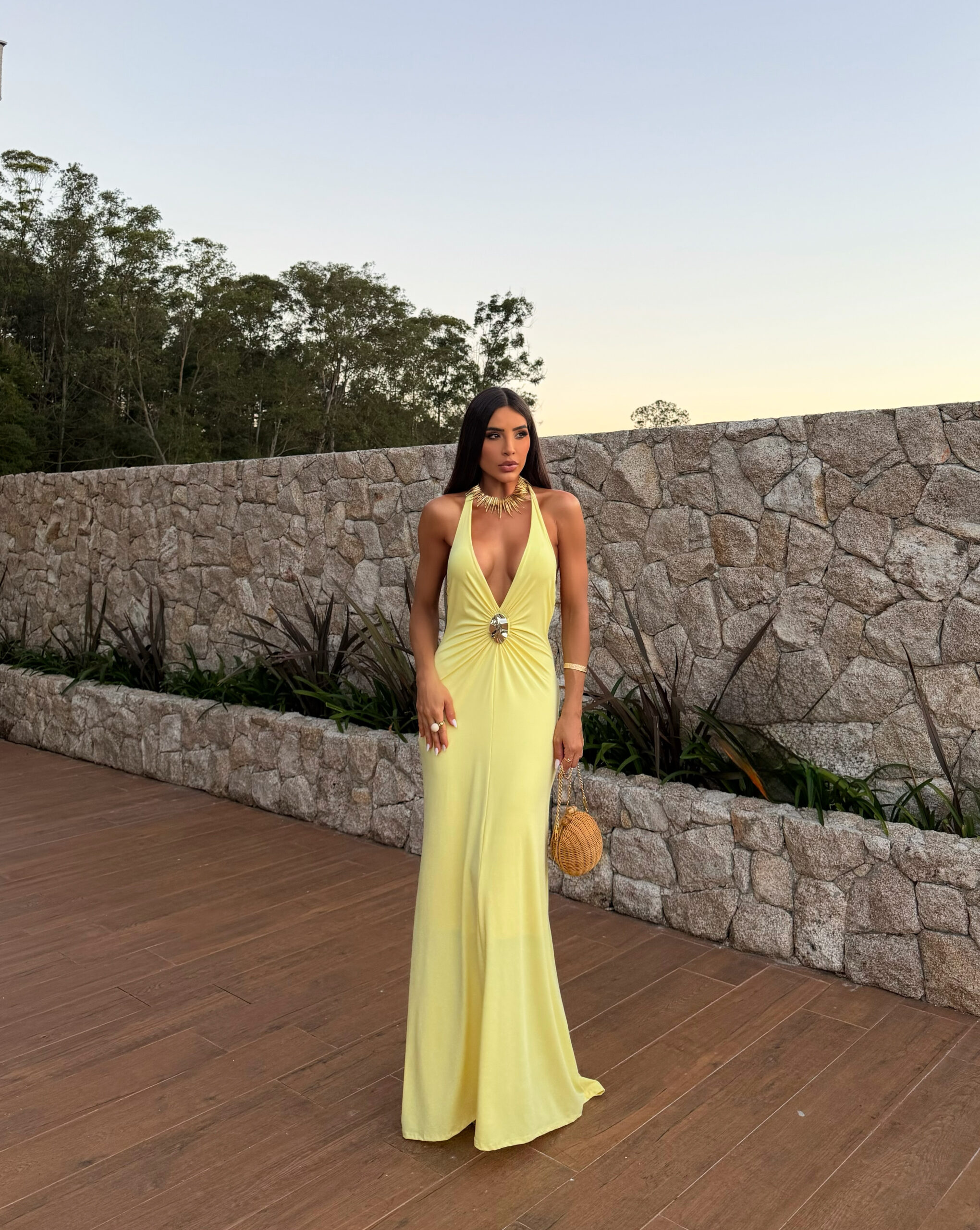 Vestido Afrodite Amarelo