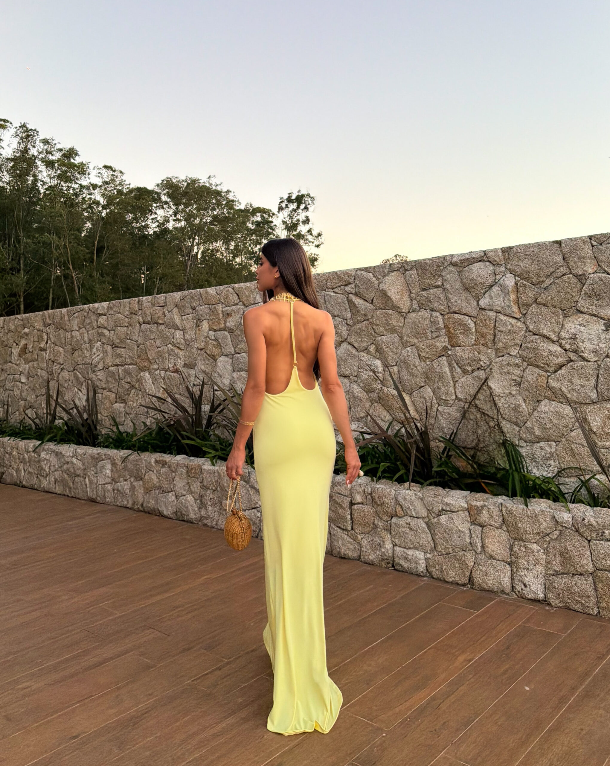 Vestido Afrodite Amarelo - Imagem 3